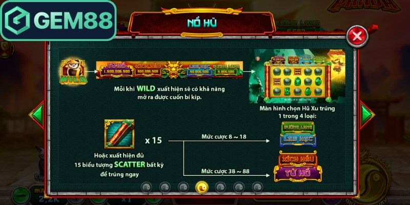 Kungfu panda Gem88 Slot Võ Hiệp Hấp Dẫn Săn Thưởng Lớn 3 Kinh nghiệm thực tế giúp anh em tối ưu ngân sách