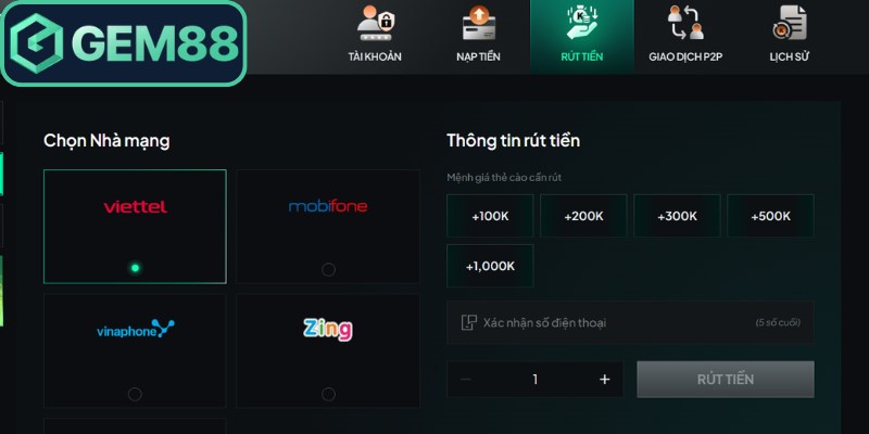 Hướng dẫn nhận thưởng qua thẻ cào