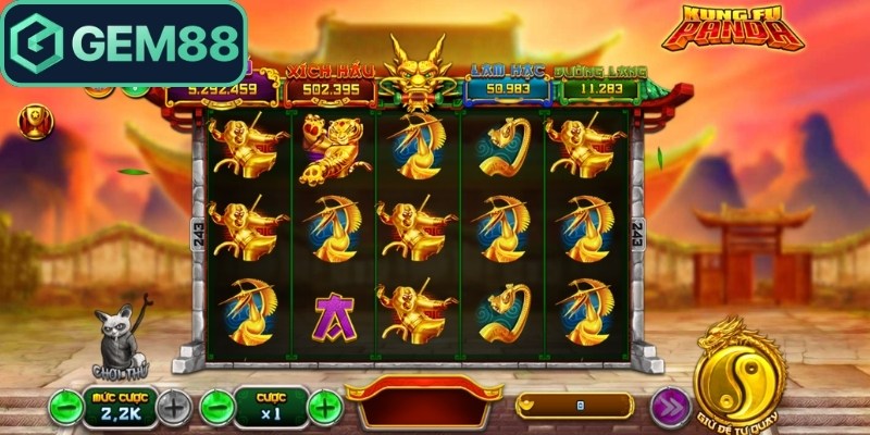 Giới thiệu game nổ hũ Kungfu panda Gem88